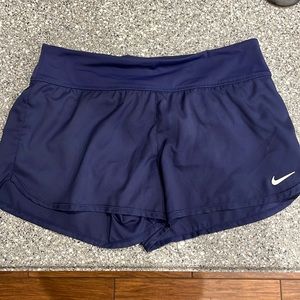 Navy Blue Nike Tennis Shorts